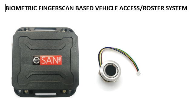 Biometric Fingerscan System - Control Unit and Fingerprint Sensor