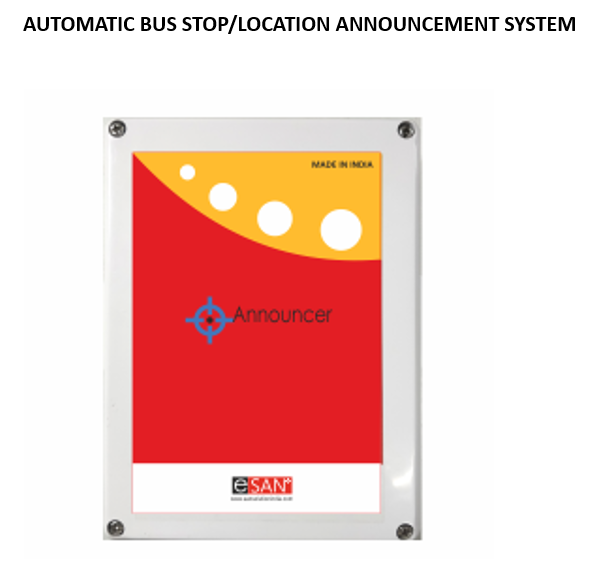 Automatic Bus Stop Announcement System with GPS-based triggering